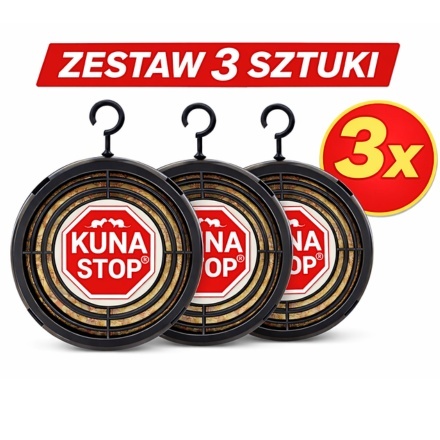 ZESTAW 3 X KUNA STOP NAJLEPSZY PO ATAKU KUNY